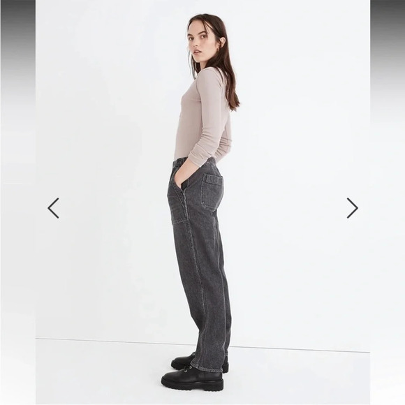 Madewell Tall Pull-On Relaxed Jean in Chelford Wash Size XS Tall - Picture 2 of 8